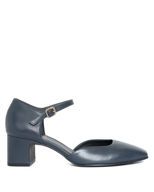 Sarah Chofakian 50 Mm Fibre Pumps in het Blue