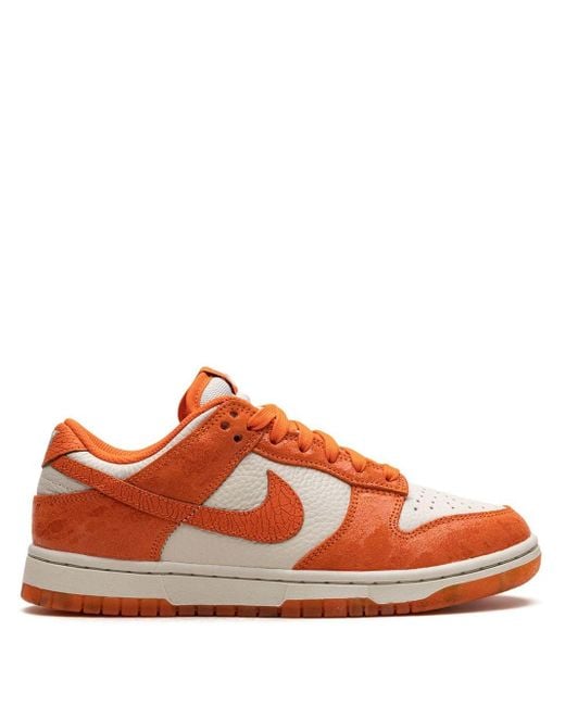 Nike Orange Dunk Low Sneakers
