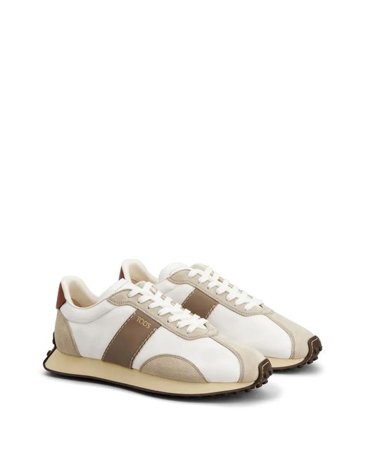 Tod's White Flat Shoes for men