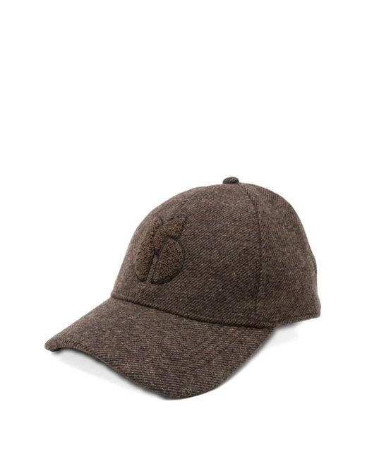 Ba&sh Brown Appliqué hat
