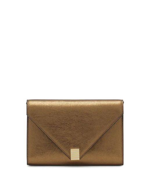Lanvin Brown Concerto Arpège Clutch Bag