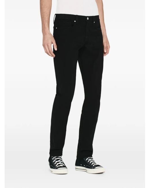 FRAME Black L'Homme Slim-Cut Jeans for men