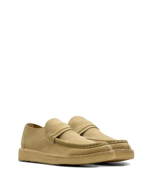 Clarks Brown Nomad "Maple Suede" Loafers for men