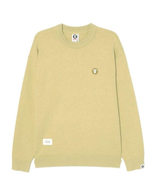 Jersey Moonface Aape By A Bathing Ape de hombre de color Yellow