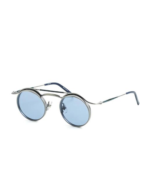 Matsuda Blue Round-Frame Sunglasses