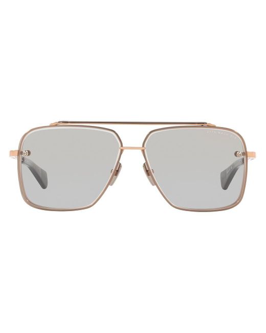 Dita Eyewear Mach-six Aviator Sunglasses in Grey (Gray) for Men - Lyst