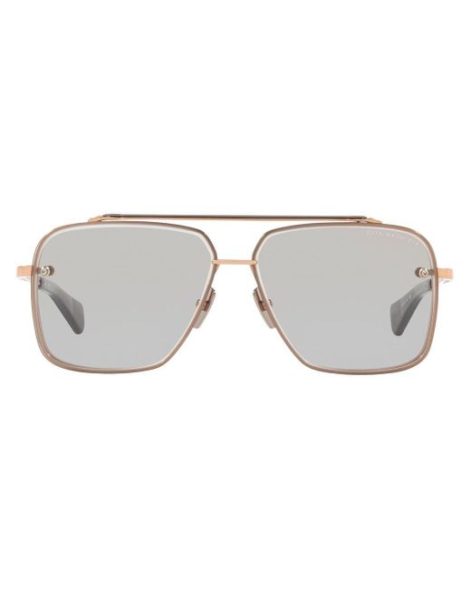 Dita Eyewear Gray Mach-six Pilot Sunglasses for men
