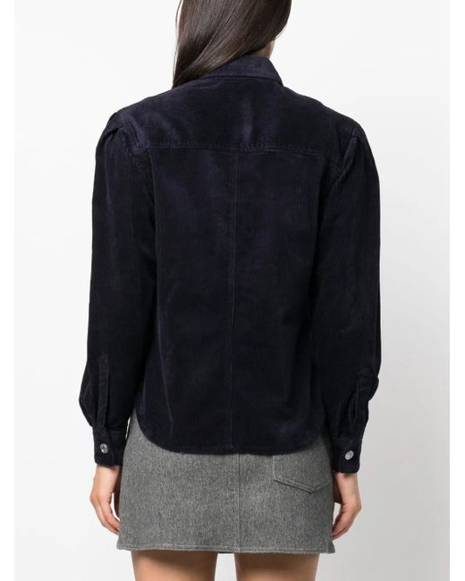Isabel Marant Blue Renata Corduroy Shirt
