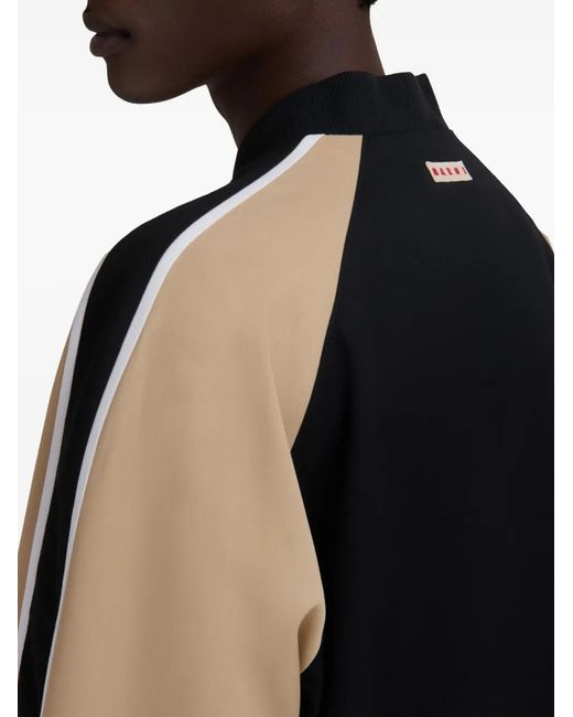 Marni Black Panelled Bomber Jacket for men