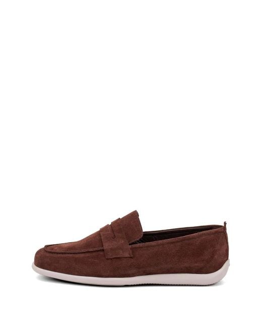 Frau Brown Mocassins À Bout Carré for men