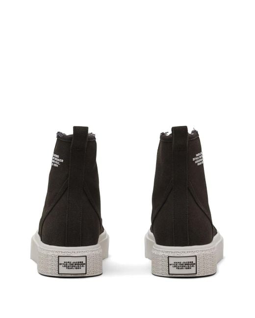 Marc Jacobs Black Ankle-High Sports Shoes
