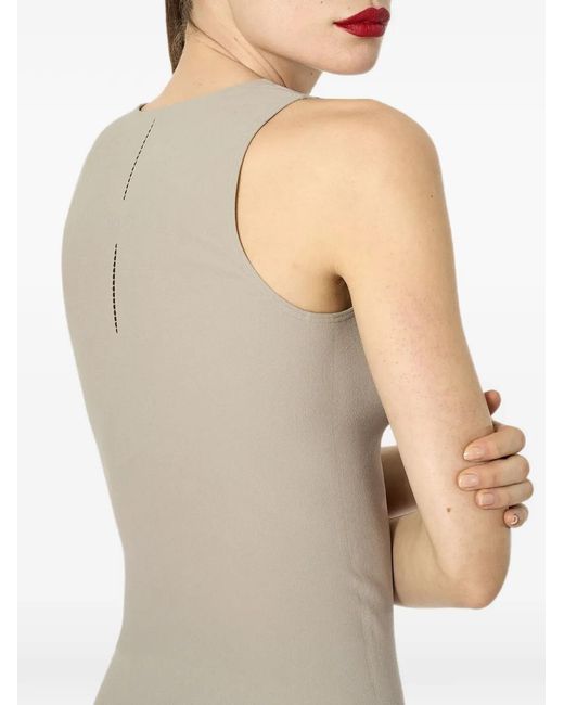 Wolford White Seamless Warp-Knit Top