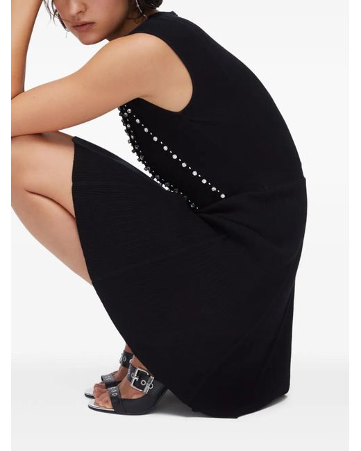 Liu Jo Black Embellishment Knit Mini Dress