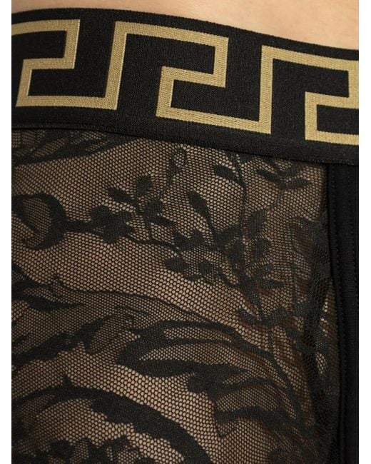 Versace Black Bottoms for men