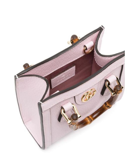 Gucci Pink Diana Leather Mini Bag