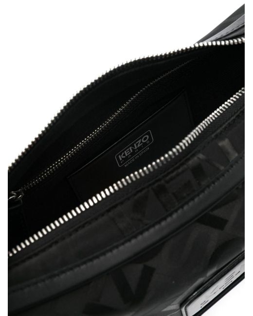 KENZO Black Medium " 18" Shoulder Bag