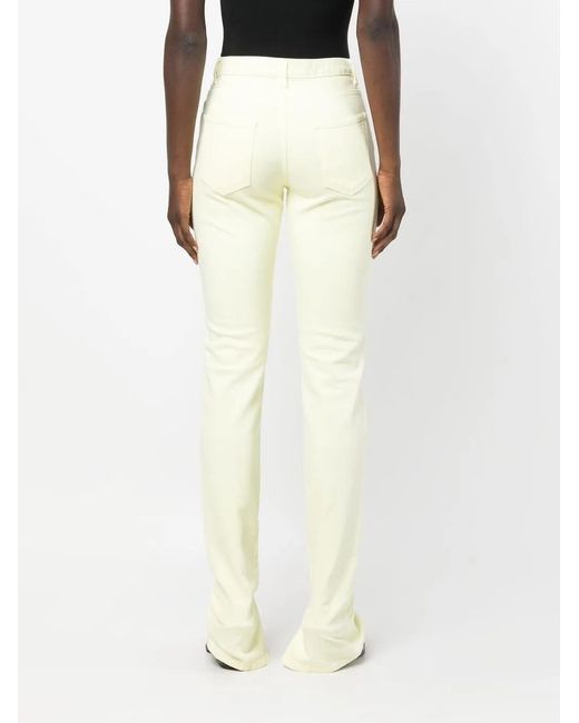 1017 ALYX 9SM White High-Rise Skinny Jeans