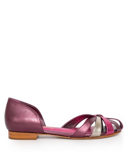 Sarah Chofakian Red Alquimia Ballerinas
