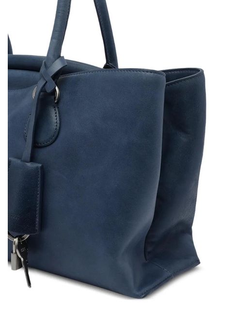 Borsa Tote Shell Brot di OSOI in Blue