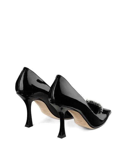 Jimmy Choo Black 90Mm Belinda Pointed-Toe Pumps