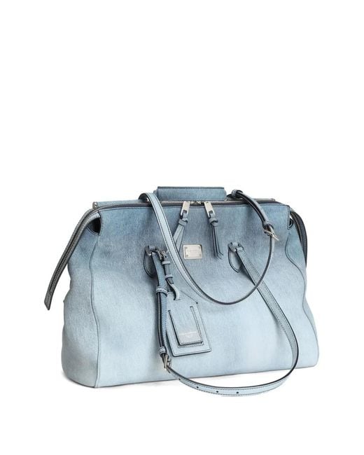 Dolce & Gabbana Blue Vittoria Handbag for men