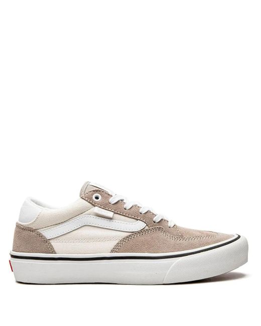 Vans White Rowan Low-Top Sneakers