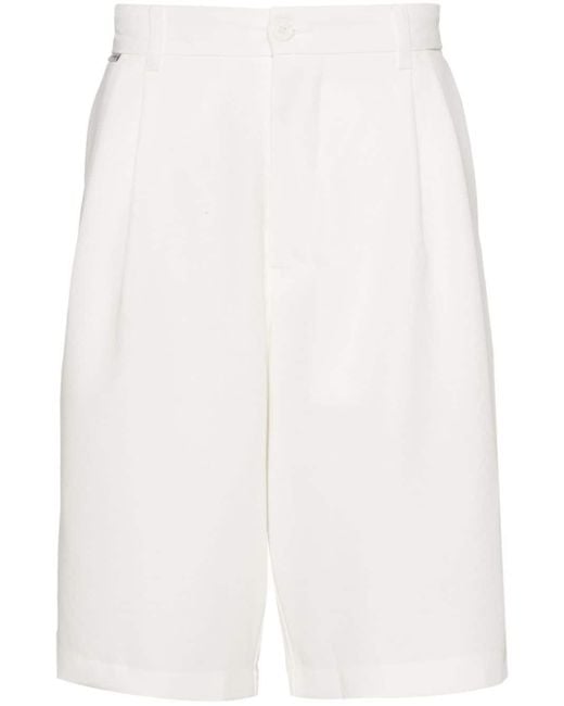 Mens white shop tailored shorts
