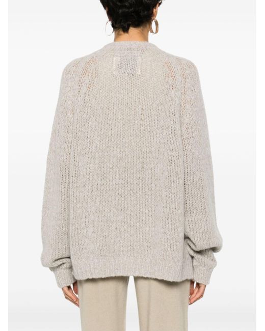 Frenckenberger White Open-front Cashmere Cardigan