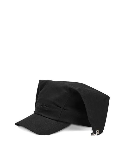 Cappello Da Baseball Con Occhielli di we11done in Black da Uomo