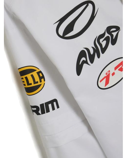 PUMA X A$ap Rocky layered pit crew button-down shirt in Gray für Herren
