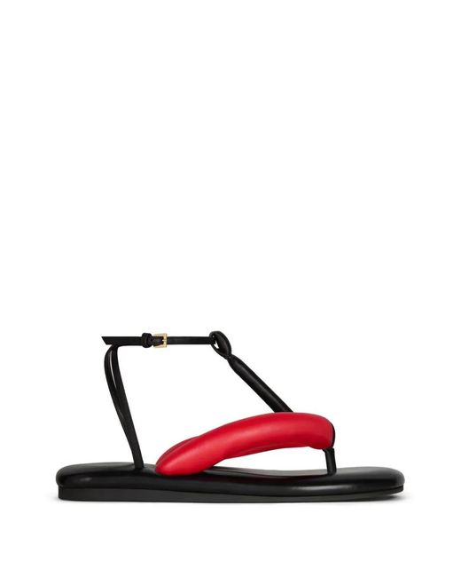 Givenchy Red Boudoir Bicolor Thongs