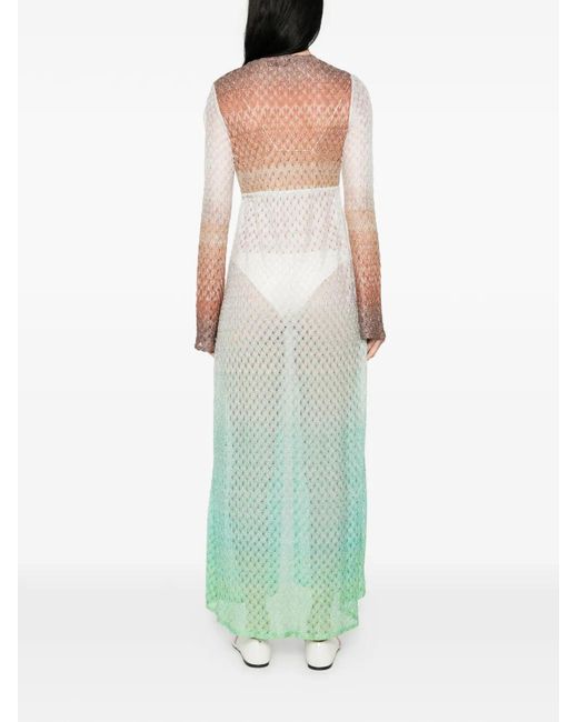 Missoni White Open-Knit Cover-Up