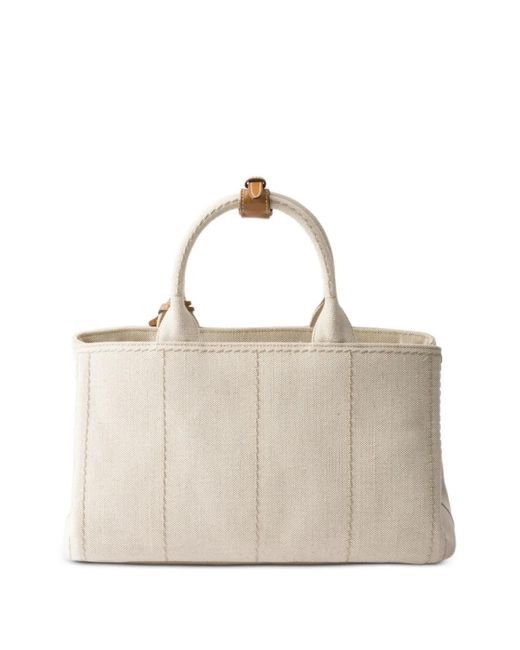 Prada Natural Large Jardinière Tote Bag