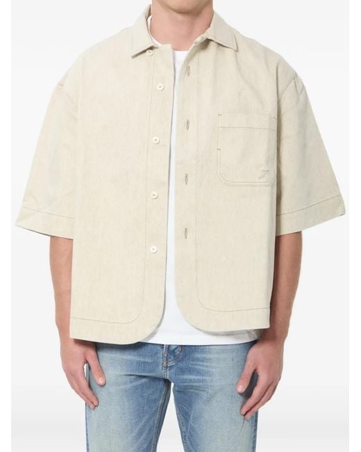 Jacquemus Natural The Paysan De-Nîmes Denim Shirt for men
