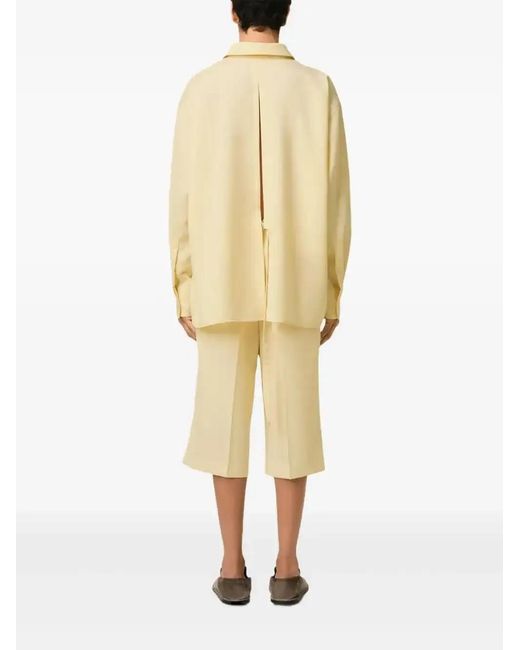 AMI Natural Back Slit Shirt