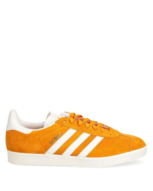 Adidas Orange Baskets Gazelle for men