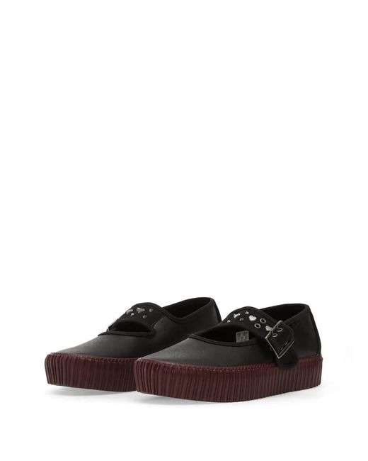 Vans White Heart-Stud Platform Sneakers