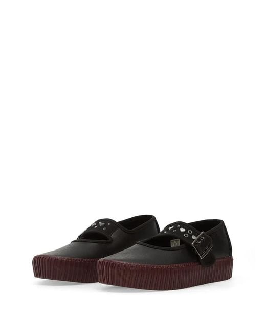 Vans White Heart-Stud Platform Sneakers
