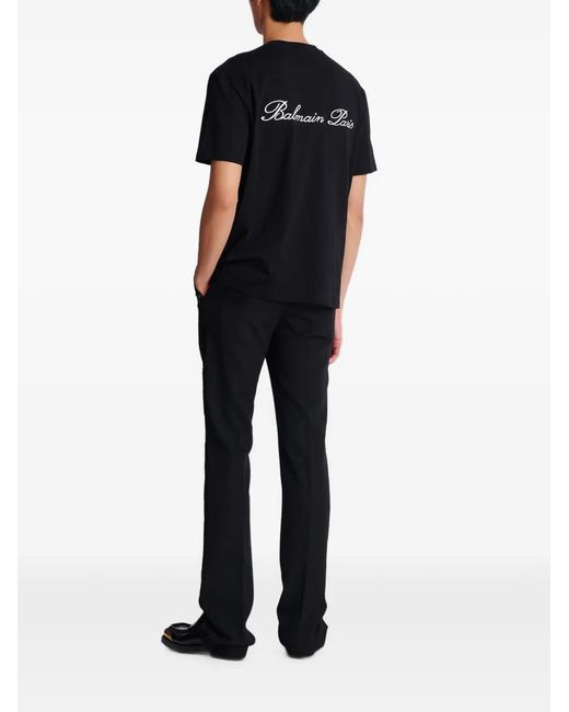 Balmain Black Iconic T-Shirt for men