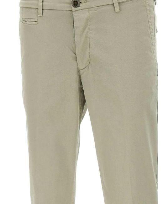 Chino Con Risvolti di Re-hash in Natural da Uomo