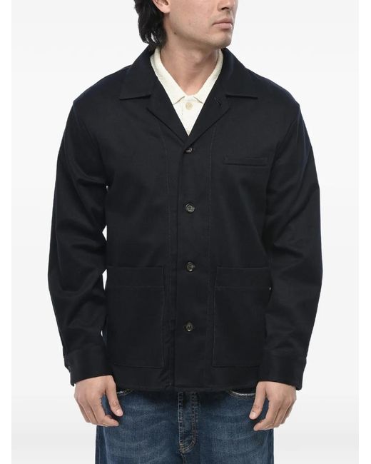 Paolo Pecora Blue Patch-Pocket Dinner Jacket for men