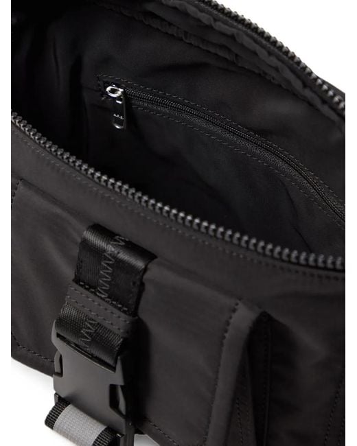 A.P.C. Black Treck Buckle-Fastening Carabiner Belt Bag for men