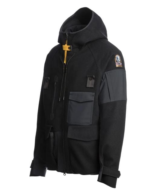 Parajumpers Kapuzenjacke Mit Einsätzen in Black für Herren