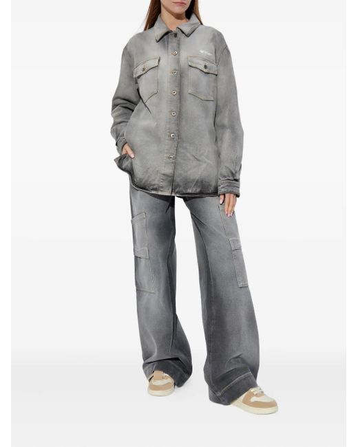 Off-White c/o Virgil Abloh Jeans in Gray | Lyst