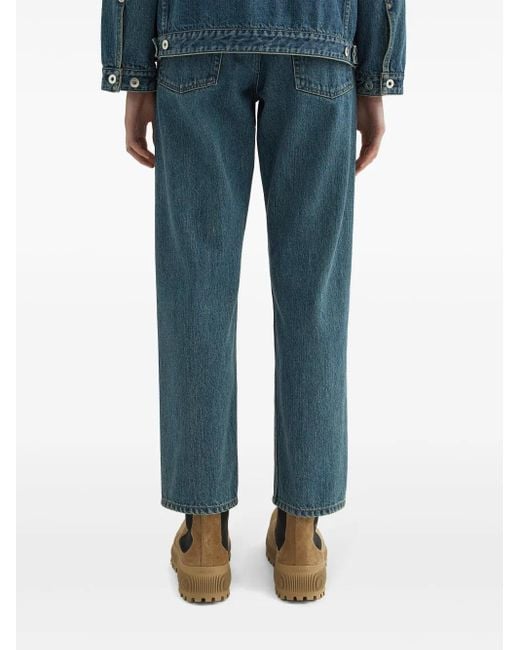Jil Sander Blue Slim-Cut Jeans