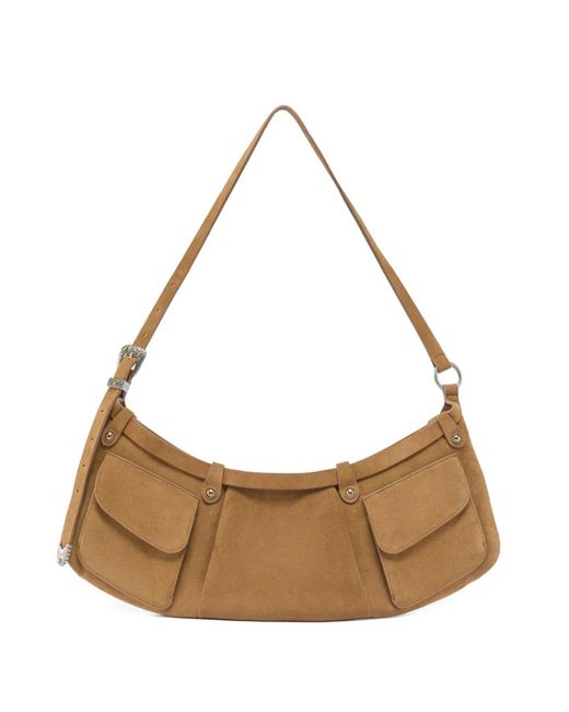 Pinko Metallic Pocket Body Bag Large Shoulder Bag