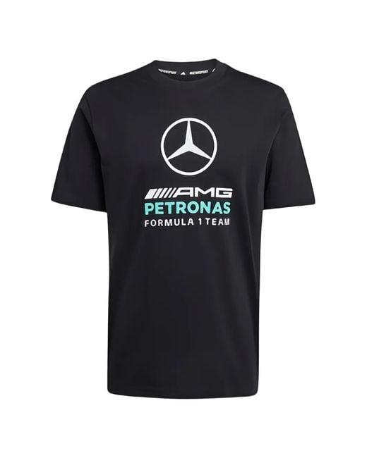 Adidas Black Mercedes-Amg Petronas Formula 1 Team T-Shirt for men