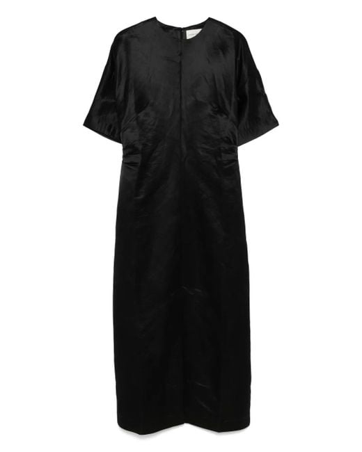 Robe À Manches Courtes Loulou de Saison en coloris Black