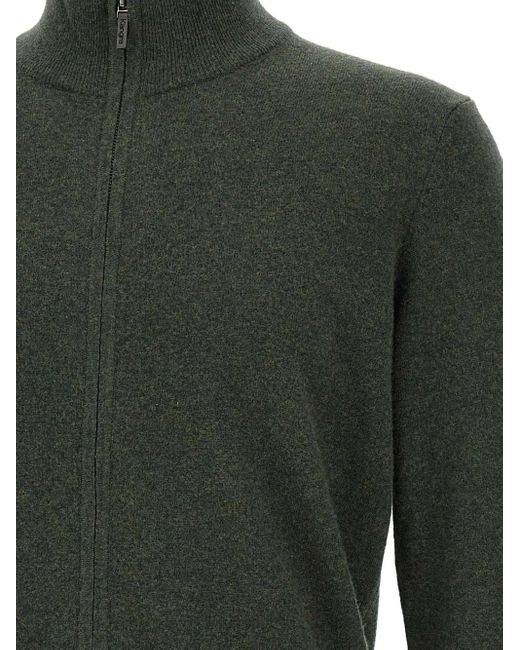 Kangra Merino-Cardigan in Green für Herren