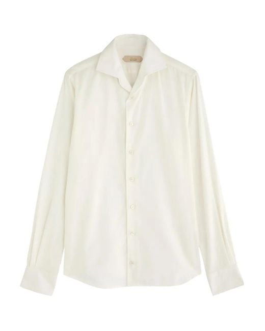 Aurélien White Button-Cuff Shirt for men